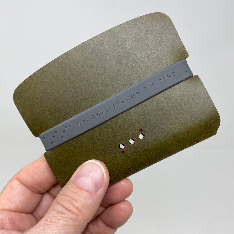 Arch™ - Smooth Olive 3CF - PodWallets.com Kurt Jennings