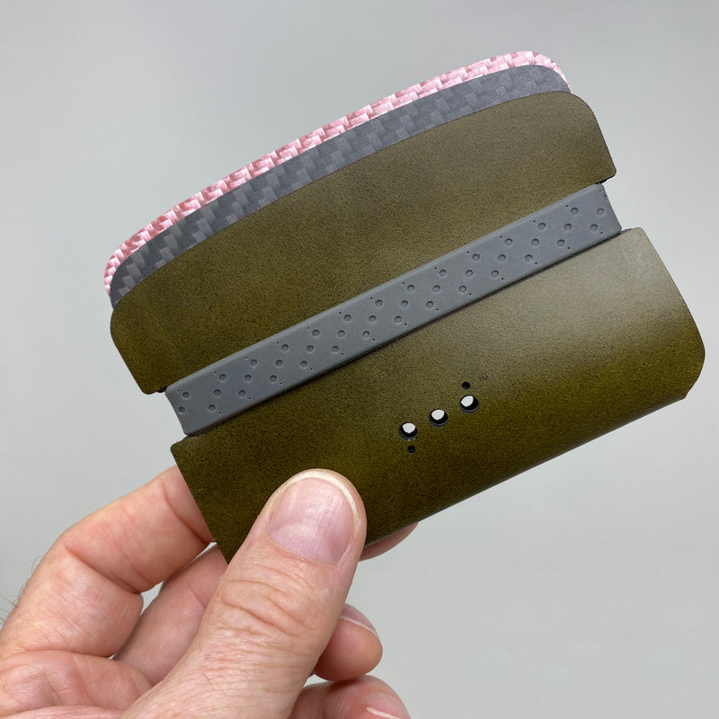 Arch™ Traveler™ - Smooth Olive 3CF - PodWallets.com Kurt Jennings