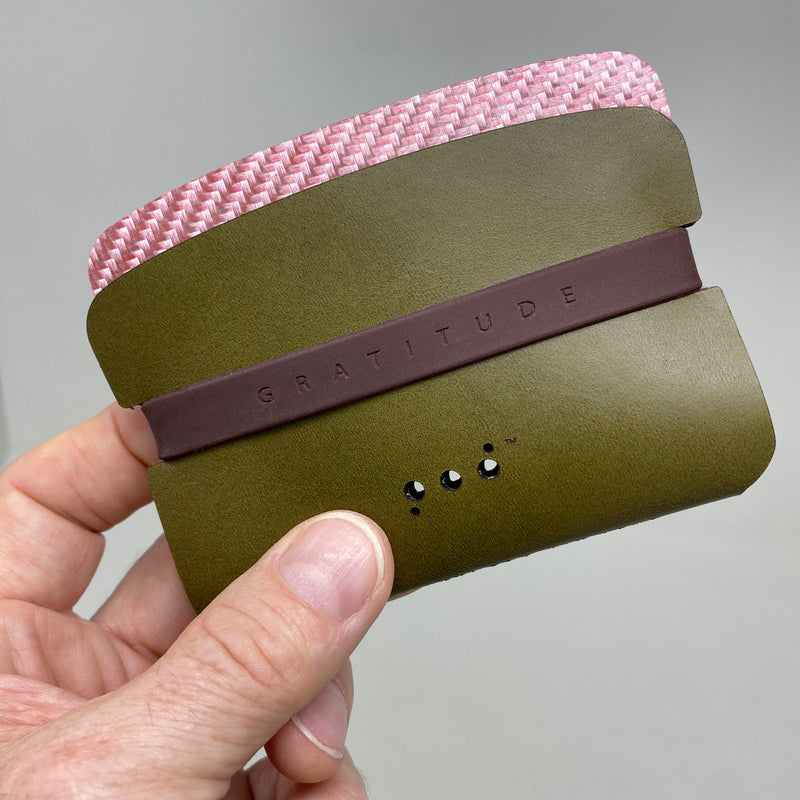 Arch™ - Smooth Olive 3CF - PodWallets.com Kurt Jennings