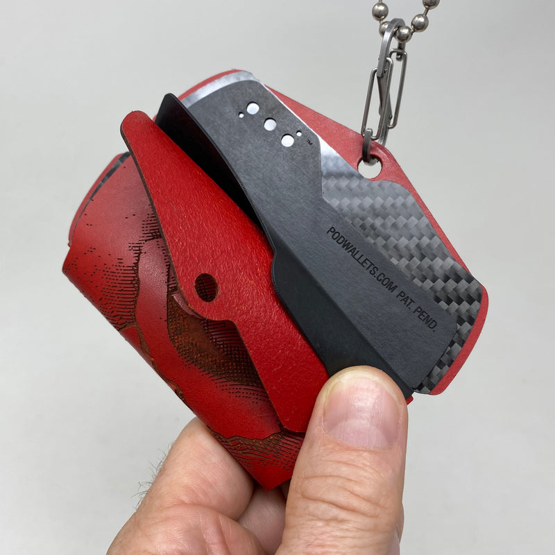 Biker™ Rose - Red - PodWallets.com Kurt Jennings