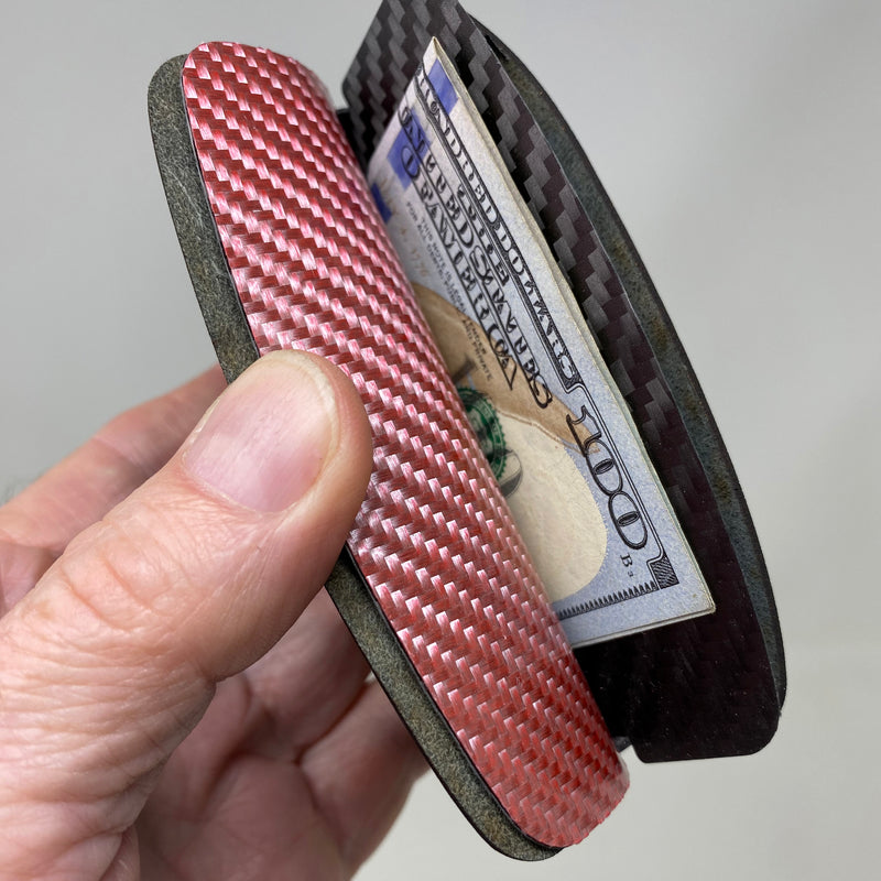 Arch™ Traveler™ - Smooth Black with Pink 3CF - PodWallets.com Kurt Jennings