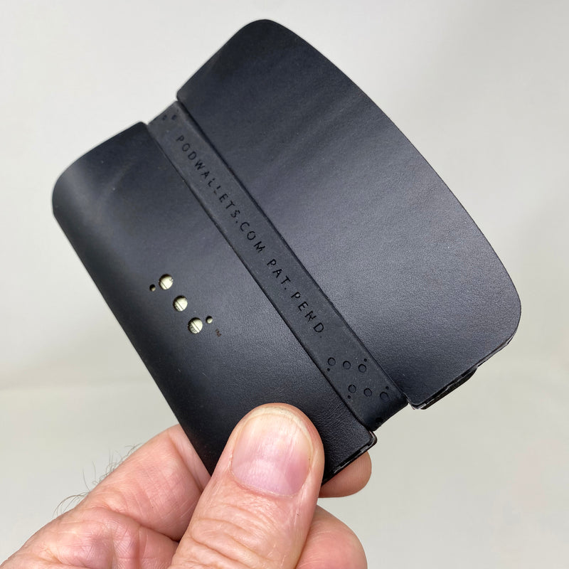 Arch™ Traveler™ - Smooth Black with Pink 3CF - PodWallets.com Kurt Jennings