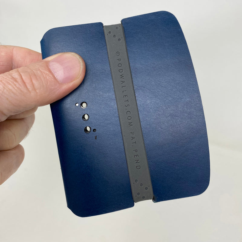 Arch™ Traveler™ - Smooth Navy 3CF - PodWallets.com Kurt Jennings