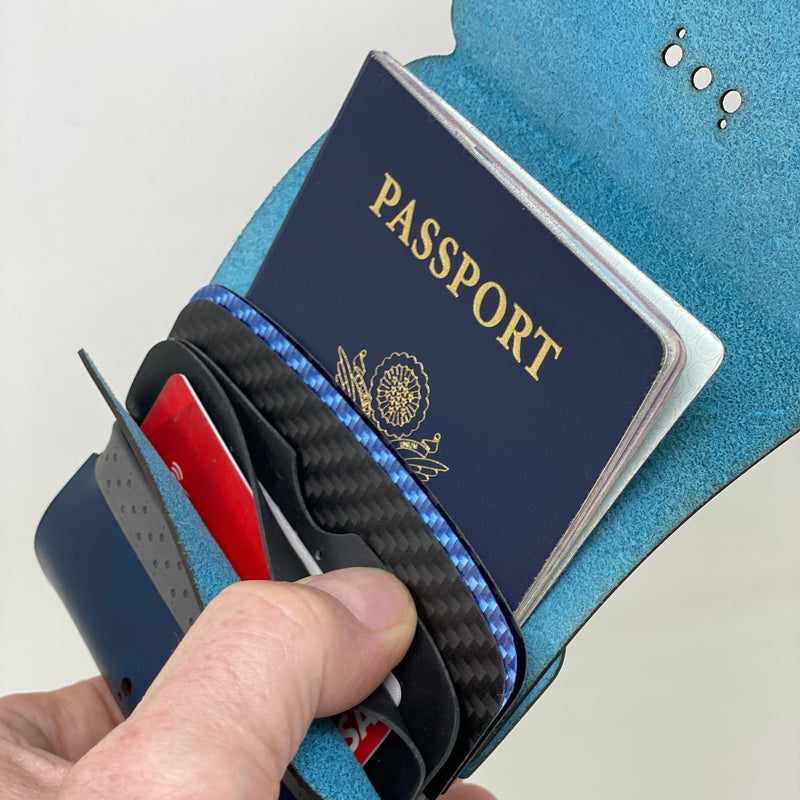 Arch™ Traveler™ - Smooth Navy 3CF - PodWallets.com Kurt Jennings