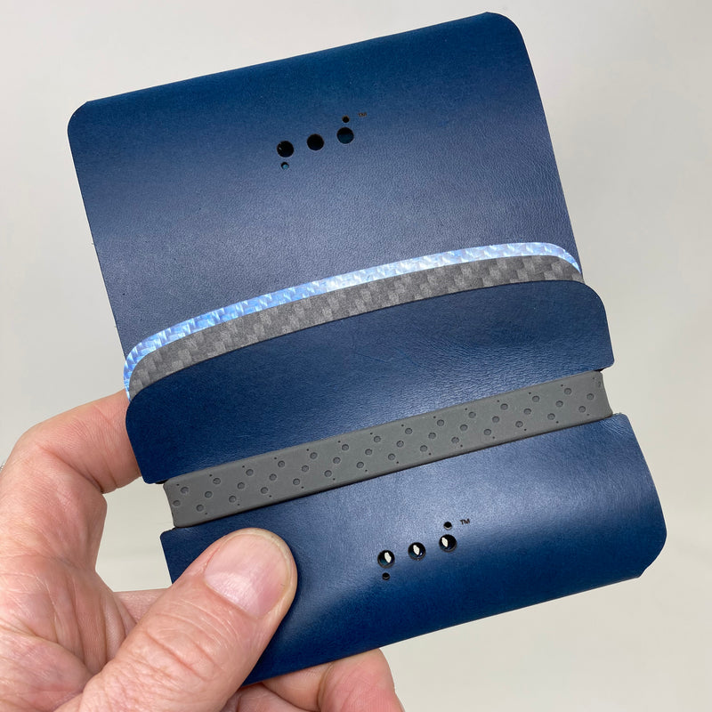 Arch™ Traveler™ - Smooth Navy 3CF - PodWallets.com Kurt Jennings