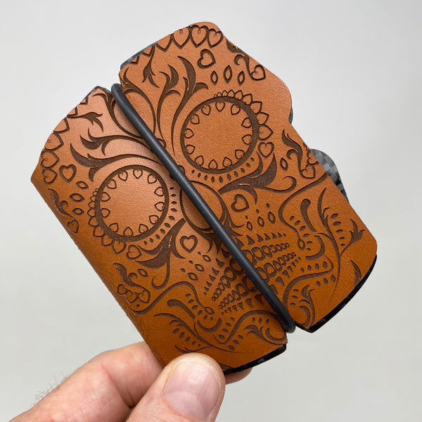 Skull - Light Brown - PodWallets.com Kurt Jennings
