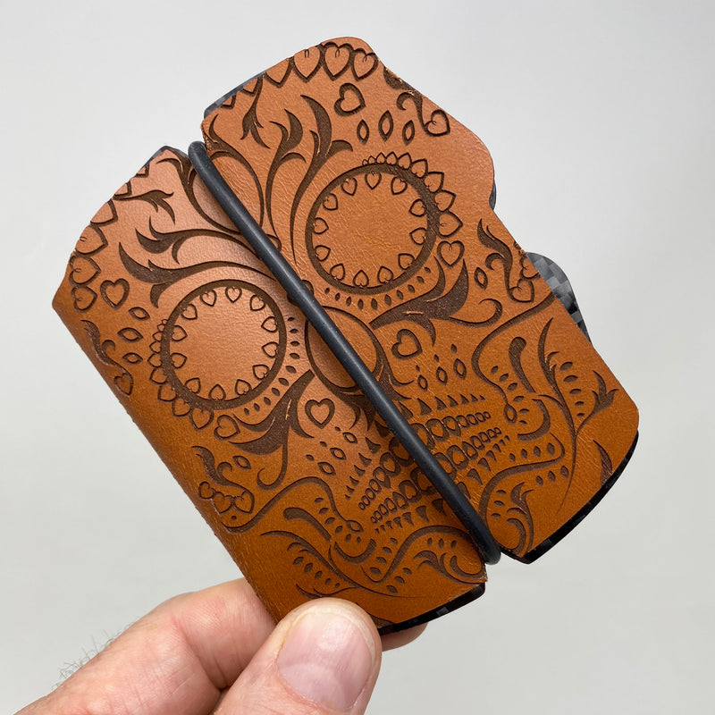 Skull - Light Brown - PodWallets.com Kurt Jennings