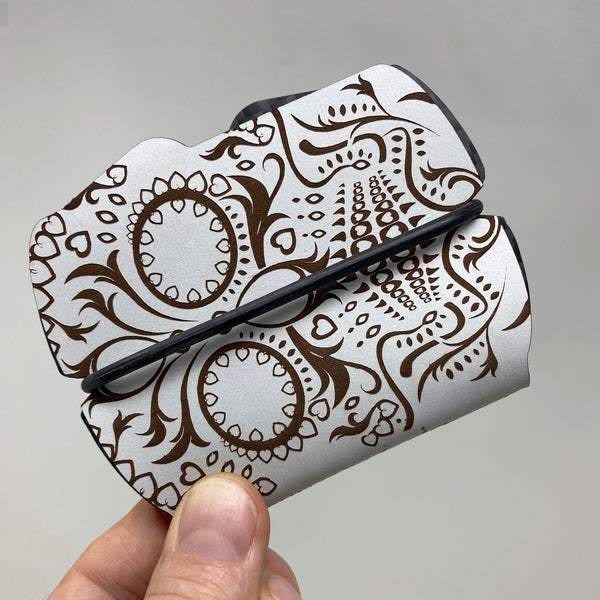 Skull - Chalk White - PodWallets.com Kurt Jennings