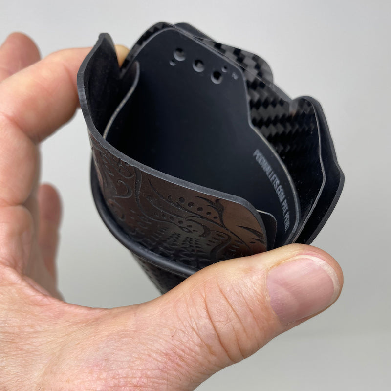 Skull/Rose in Rubber - PodWallets.com Kurt Jennings