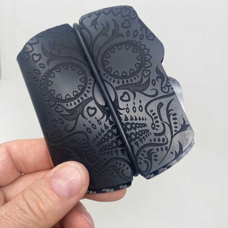 Skull/Rose in Rubber - PodWallets.com Kurt Jennings