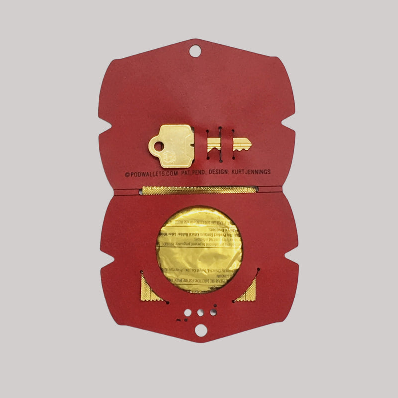 Biker™ Rose - Red - PodWallets.com Kurt Jennings